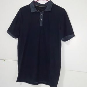 DENIM & FLOWER short sleeve dress shirt